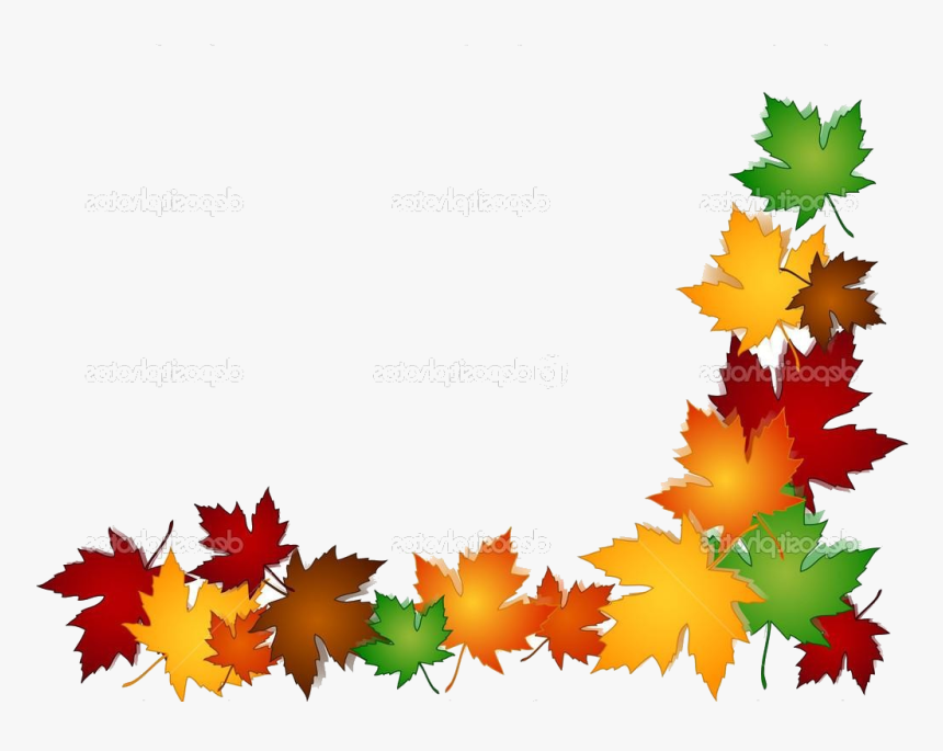 Fall Border X Free Autumn Clipart Backgrounds Harvest - Transparent Background Fall Clipart, HD Png Download, Free Download