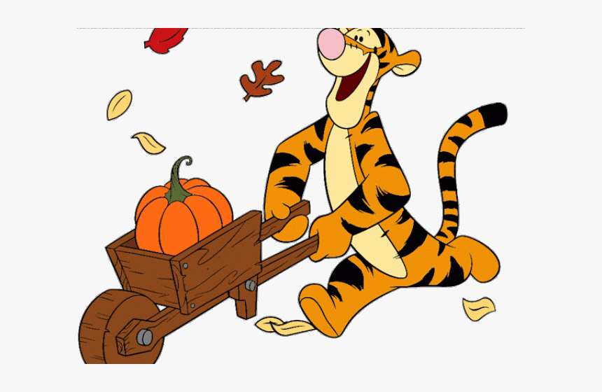 Disney Clipart Autumn - Winnie The Pooh Fall Clipart, HD Png Download, Free Download