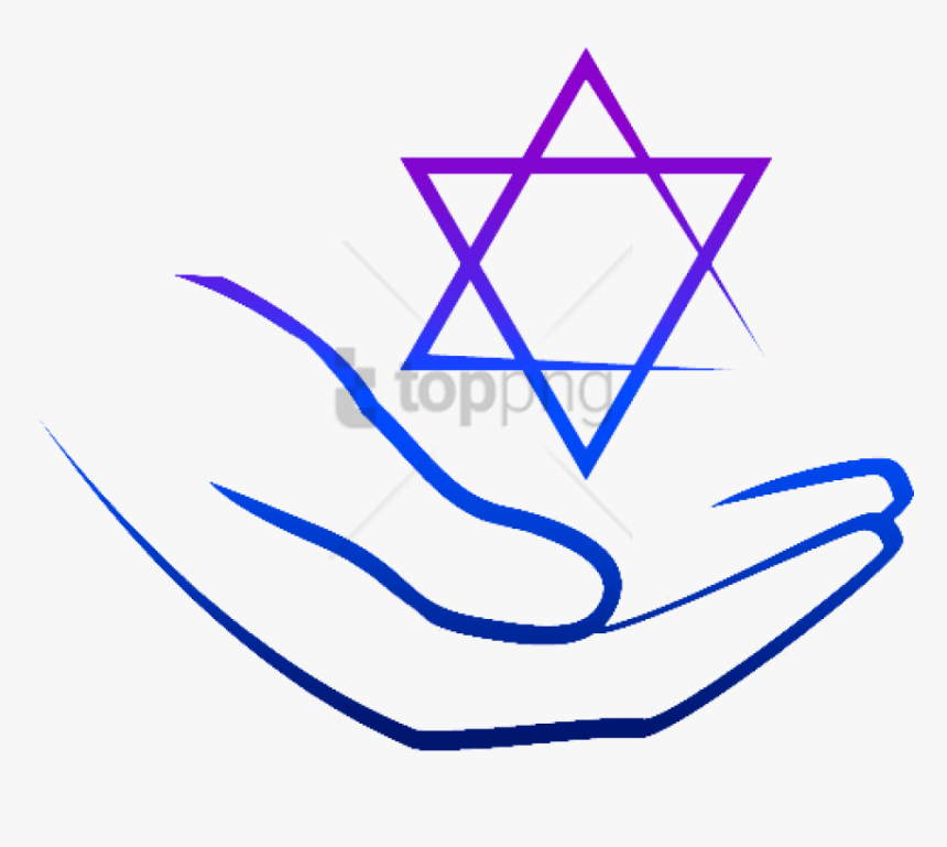 Free Png Hands Holdin Star Of David Png Image With - Star Of David Small, Transparent Png, Free Download