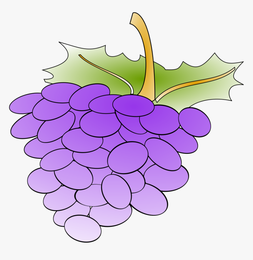 Grapes Svg Clip Arts - Cartoon Grapes, HD Png Download, Free Download