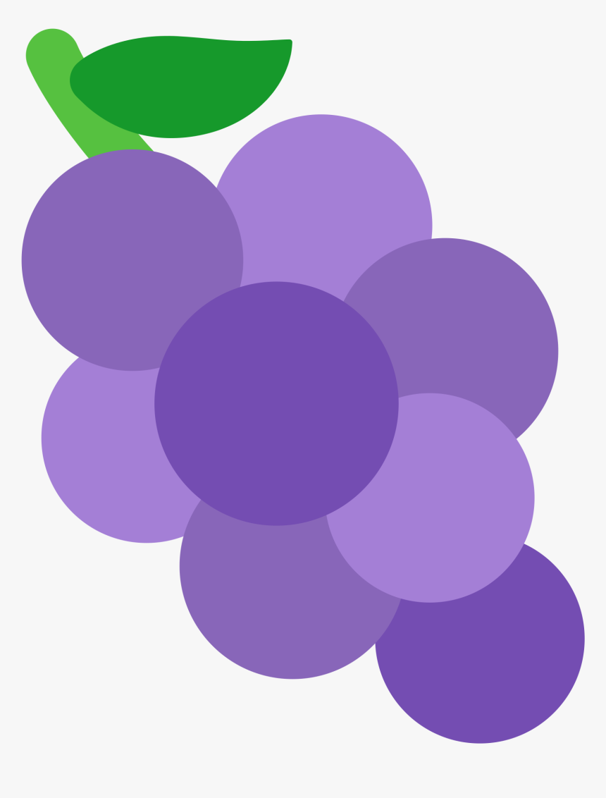 Purple Grapes Cliparts 14, Buy Clip Art - Emoji Grape Transparent Background, HD Png Download, Free Download