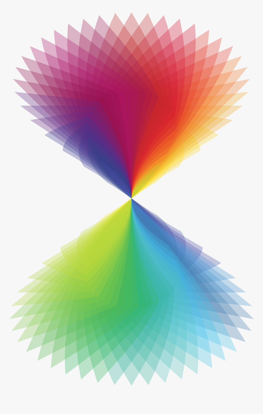 Rainbow Hourglass Clip Arts - Rainbow Hourglass, HD Png Download, Free Download