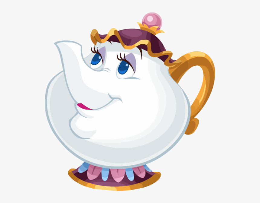 Beauty And The Beast Teapot Png - Beauty And The Beast Png, Transparent Png, Free Download