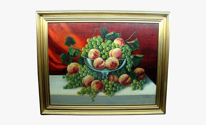 Still Life Grapes, Png V - Picture Frame, Transparent Png, Free Download