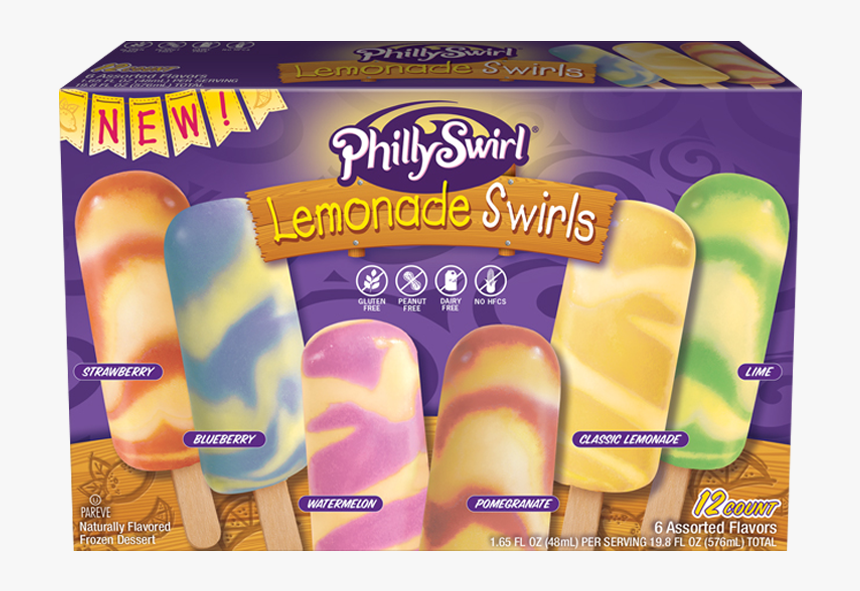 Philly Swirl Popsicle Flavors, HD Png Download, Free Download