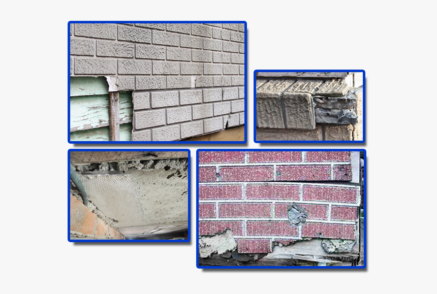 Asbestos In Wall Imitation Brick Cladding - Fake Brick Cladding Asbestos, HD Png Download, Free Download