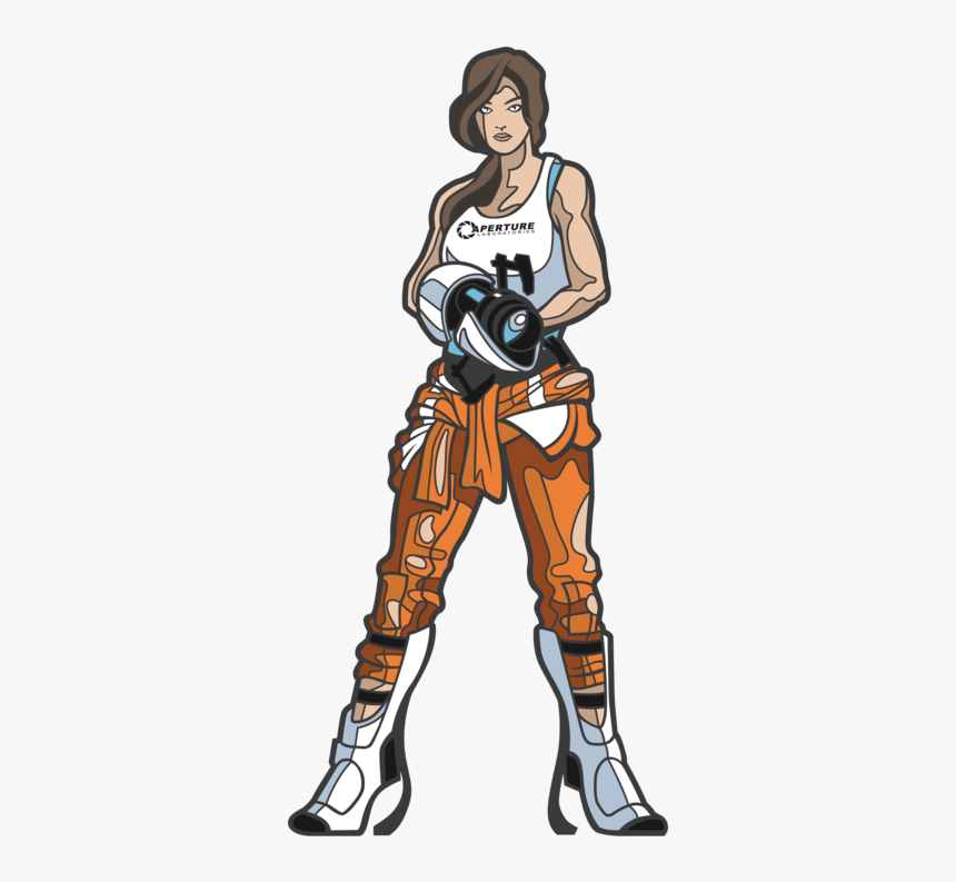 Collectibles Entertainment National Backer Chell Portal - Chell From Portal 2 Drawing, HD Png Download, Free Download