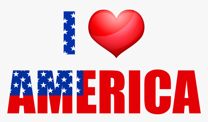 Transparent Background 4th Of July Png , Png Download - Love America Png, Png Download, Free Download