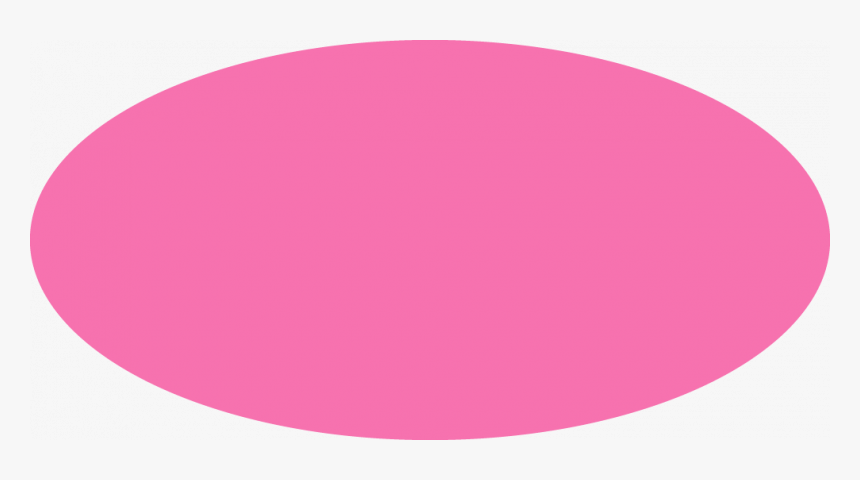 Pink Oval Clipart - Pink Color Circle Clipart, HD Png Download, Free Download