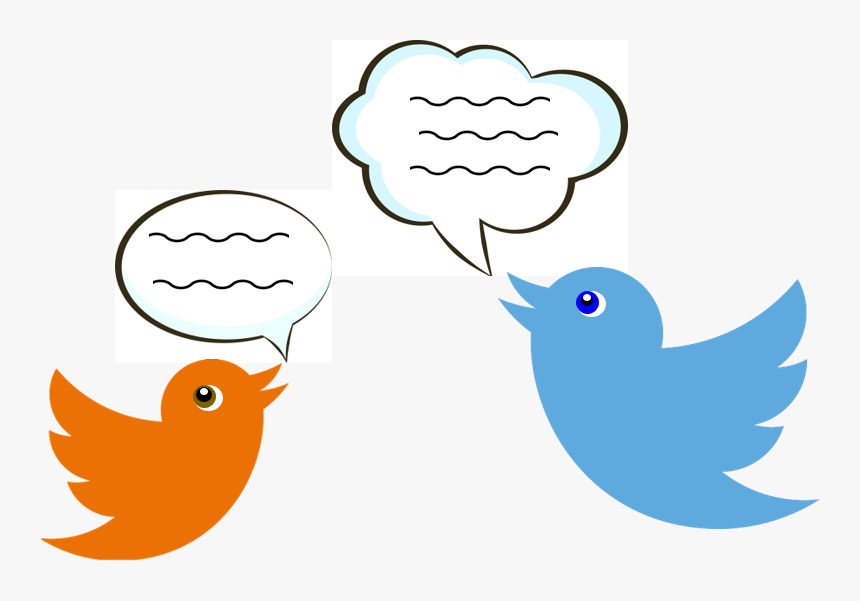 Twitter Chat Birds - Twitter Congress, HD Png Download, Free Download