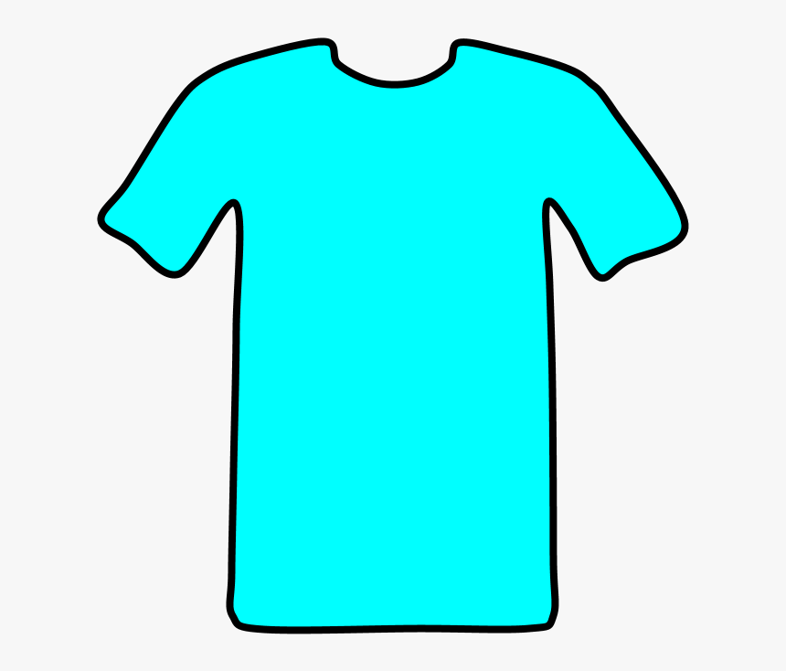 Blue Tshirt Png Clipart , Png Download - Bright T Shirt Clipart, Transparent Png, Free Download
