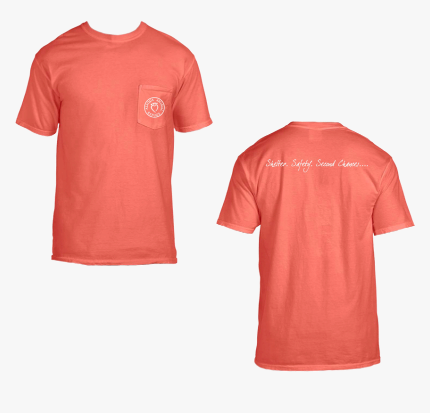 Salmon Adult Pocket Tshirt - Active Shirt, HD Png Download, Free Download