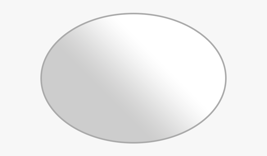 Oval Brushed Aluminium Labels - Transparent Oval White, HD Png Download, Free Download