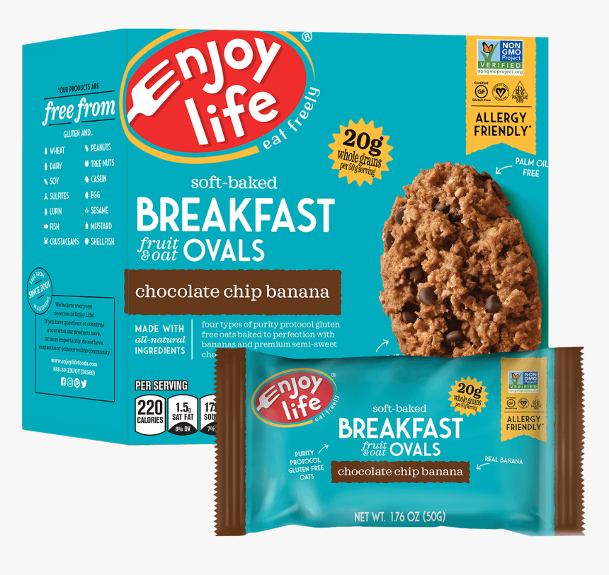 Enjoy Life Breakfast Ovals, HD Png Download, Free Download