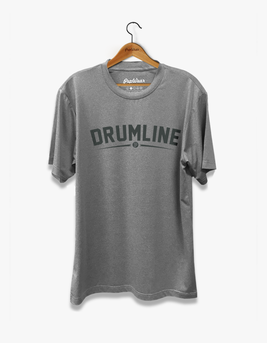 Drumline Grey T-shirt - Hanger Shirt Png, Transparent Png, Free Download