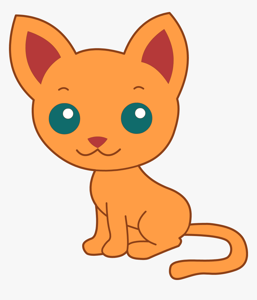 Hd Cat Clipart Png - Cat Cartoon Png, Transparent Png, Free Download