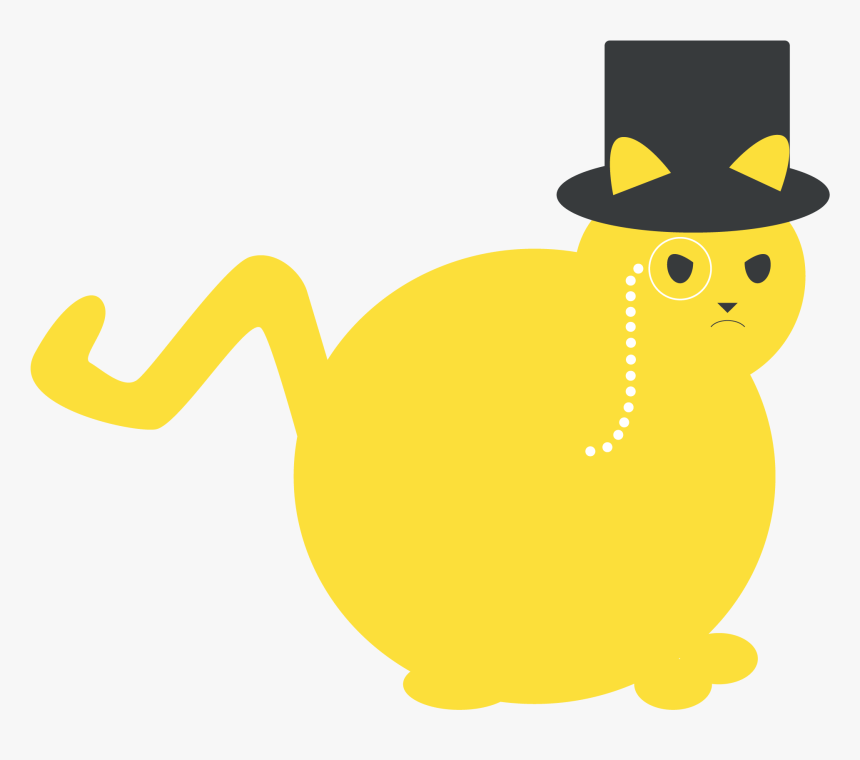 Rich Cat Cartoon, HD Png Download, Free Download