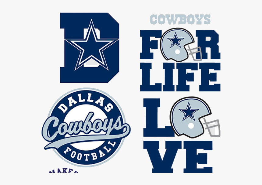 Dallas Cowboys Clipart Football Free On Transparent - Emblem, HD Png Download, Free Download
