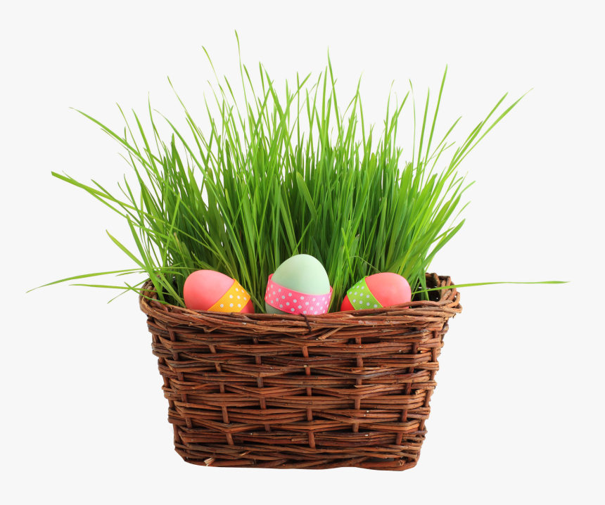 Easter Egg Basket Png Transparent Image - Easter Basket Png, Png Download, Free Download
