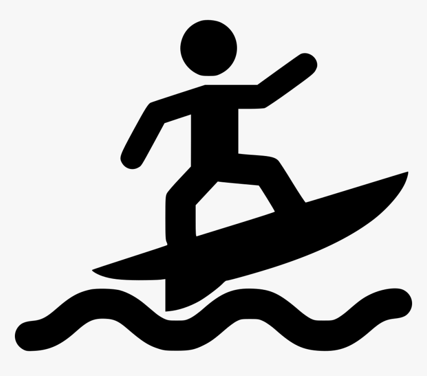 Big Wave Surfing Surfboard Computer Icons Clip Art - Surfing Icon Png, Transparent Png, Free Download