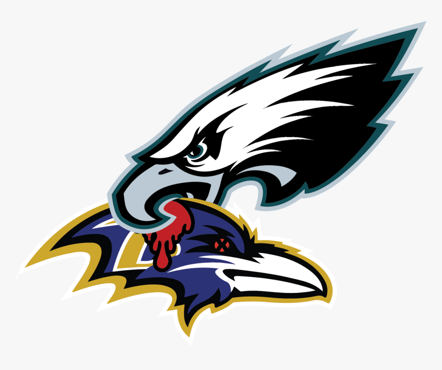 Philadelphia Eagles Logo Png - Baltimore Ravens, Transparent Png, Free Download