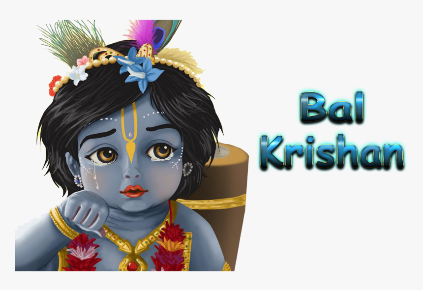 Bal Krishna Png - Happy Birthday Lord Krishna, Transparent Png, Free Download