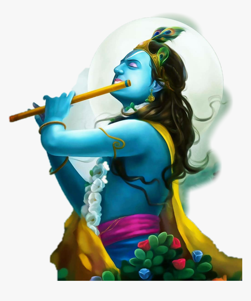 Krishna Hindu Lordkrishna Mahabharath - Shri Krishna Png Hd, Transparent Png, Free Download