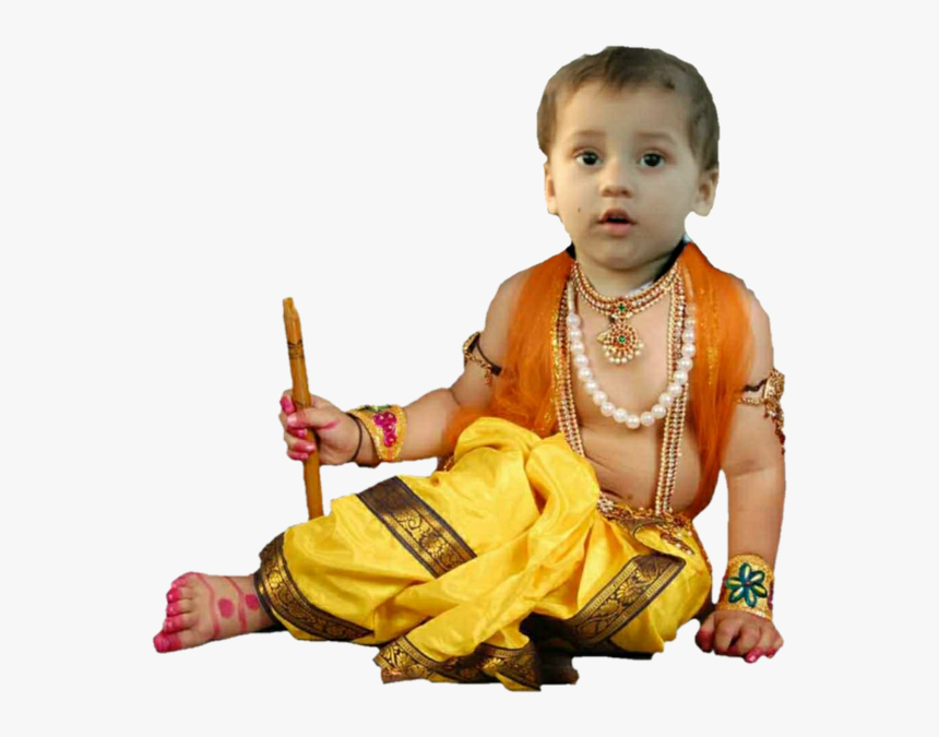 Kids In Krishna Costume, HD Png Download, Free Download