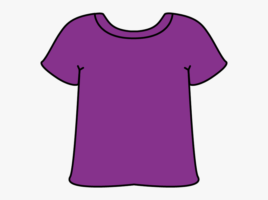 Purple T Shirt Clipart, HD Png Download - kindpng