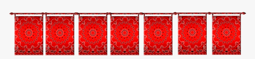 Bandana Bunting, Cowboy, Western, Red, Animal, Cowgirl - Motif, HD Png Download, Free Download