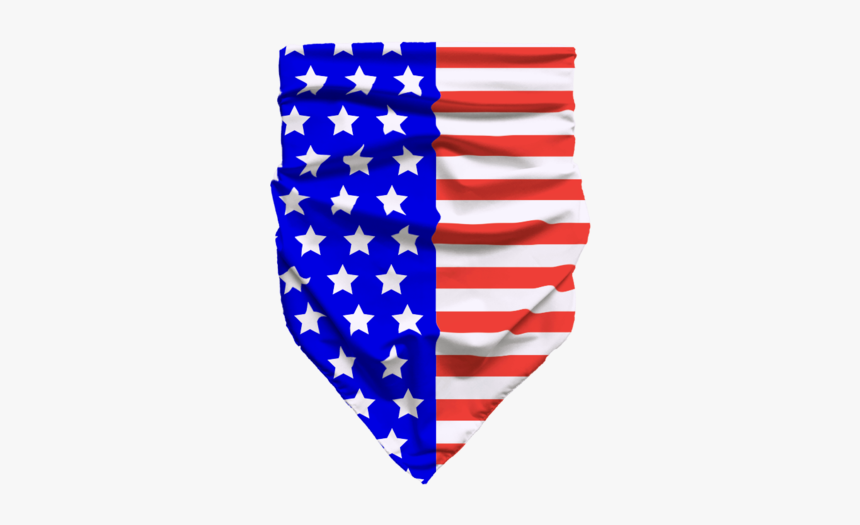 American Flag Bandanna Transparent, HD Png Download, Free Download