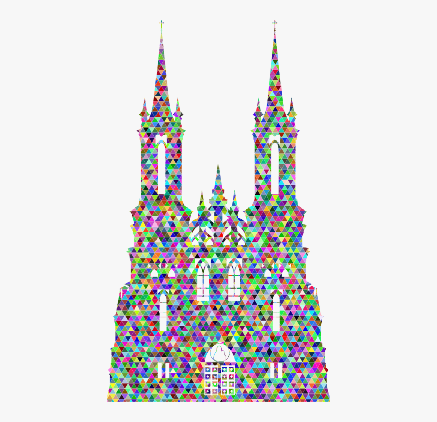 Spire,symmetry,church - Prismatic Castle, HD Png Download, Free Download