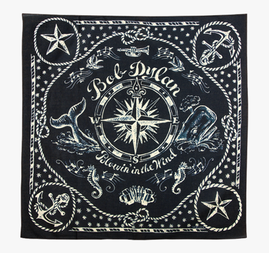 Bob Dylan Nautical Bandana, HD Png Download, Free Download