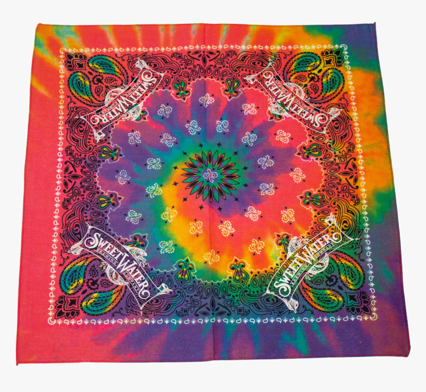 Tie Dye Bandana - Circle, HD Png Download, Free Download