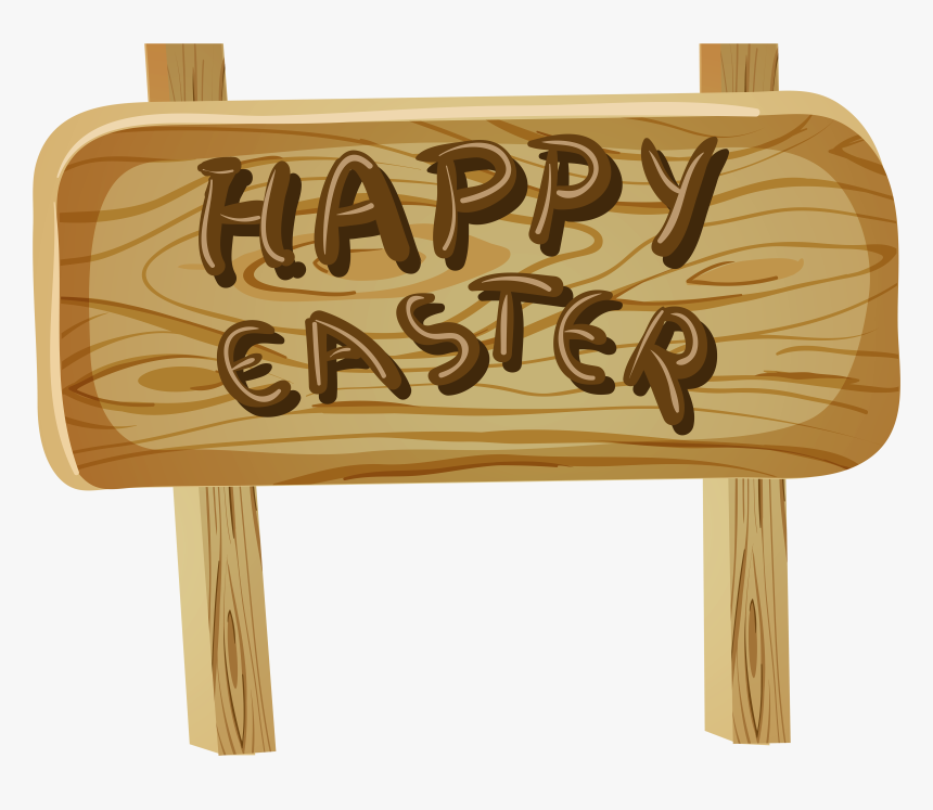 Happy Easter Sign Png Clip Art Image - Png Happy Easter Clip, Transparent Png, Free Download