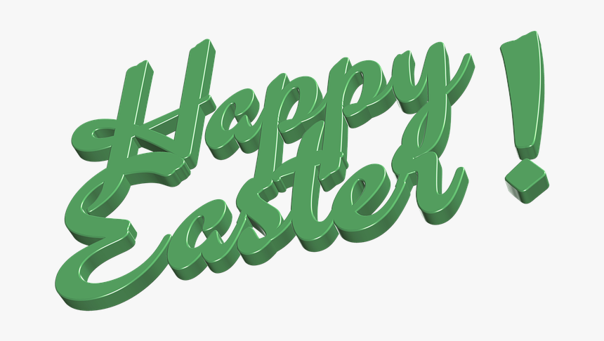 Happy Easter, Logo, Computer Graphics, 3d, Font - Thank You Png Orange Colour, Transparent Png, Free Download