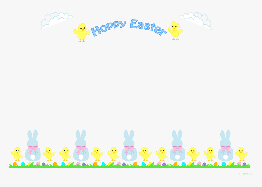 Happy Easter Frame Transparent, HD Png Download, Free Download