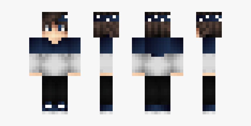 Skin For Minecraft Pe All Black, HD Png Download, Free Download