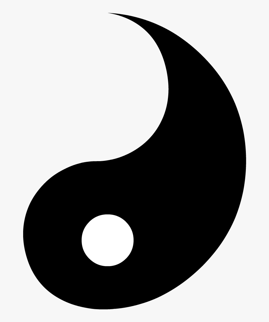 Yin And Yang Half, HD Png Download, Free Download