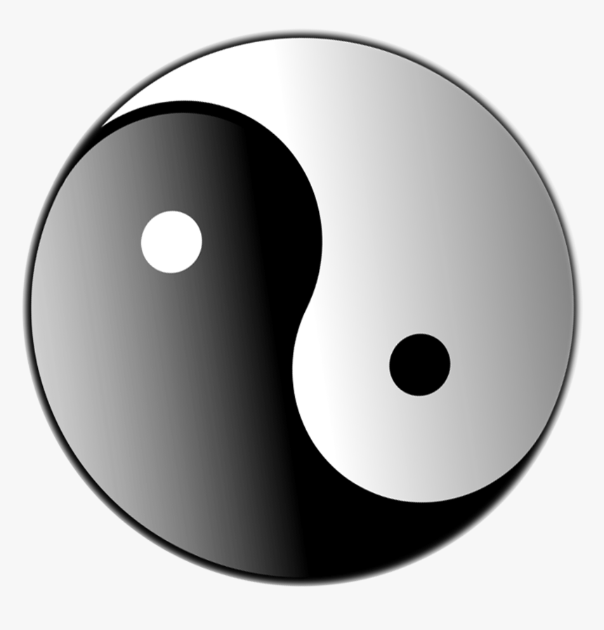 Clip Arts Related To - Ying Yang Logo Transparent, HD Png Download, Free Download
