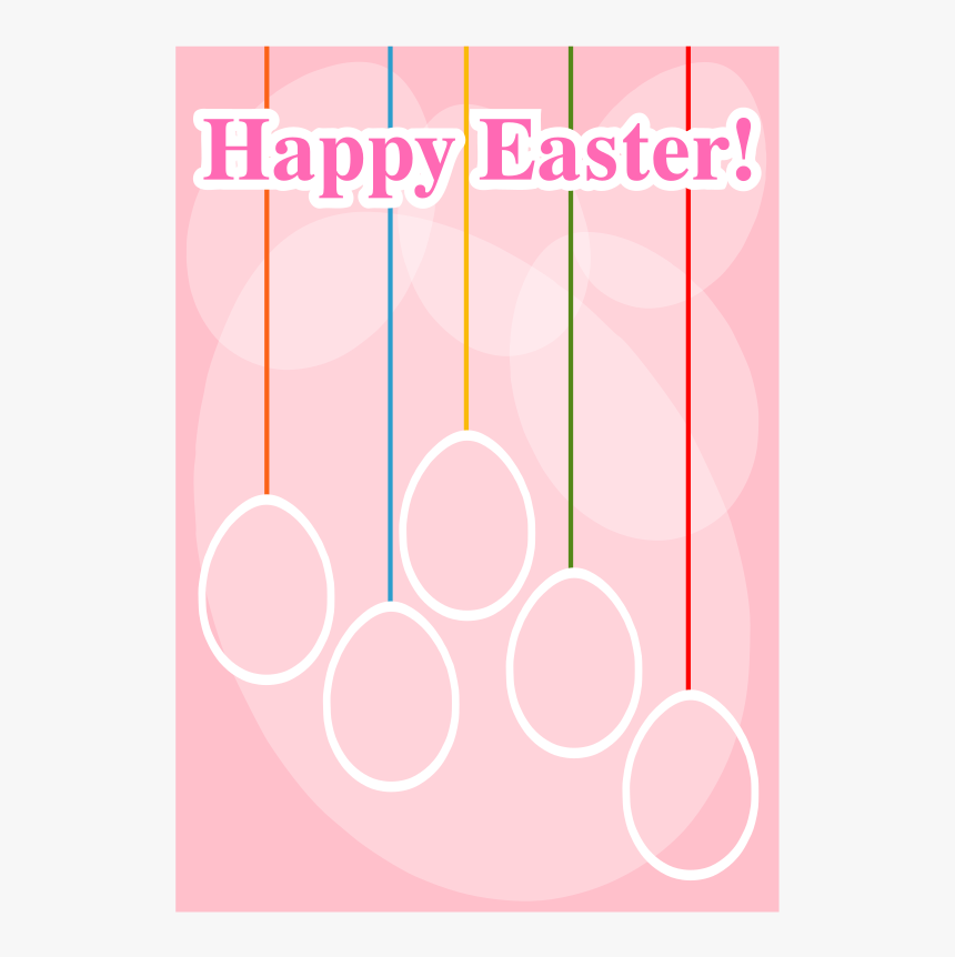 Easter Printable Clipart - Circle, HD Png Download, Free Download