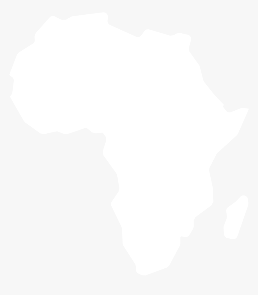 Africa Png White - Black And White Africa, Transparent Png, Free Download