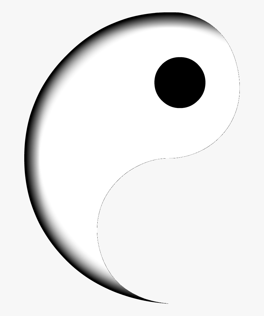 Half Of A Yin Yang, HD Png Download, Free Download