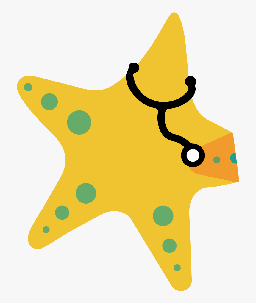 Doctors Clipart Pediatrician - Starfish, HD Png Download, Free Download