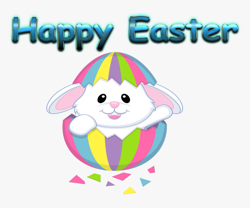 Happy Easter 2019 Facebook - Easter Bunny No Background, HD Png Download, Free Download