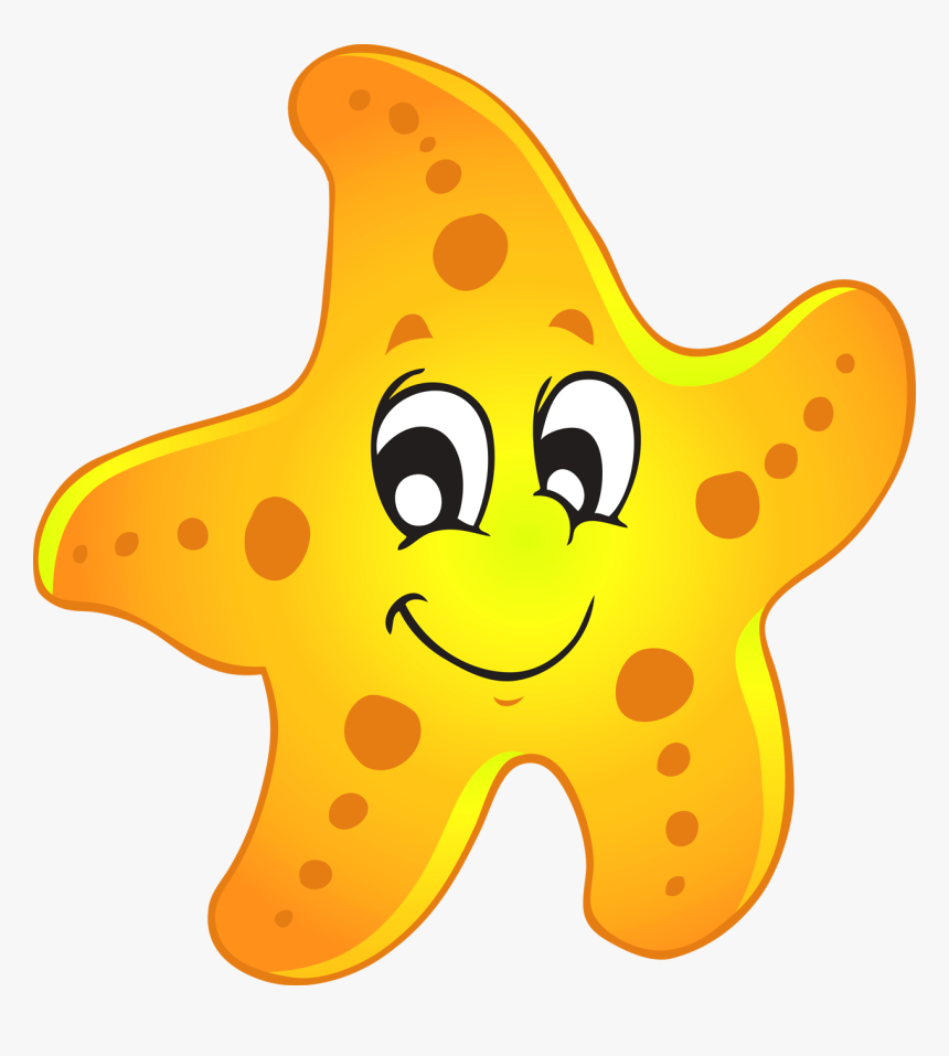 Animated Starfish Png - Star Fish Clip Art, Transparent Png, Free Download