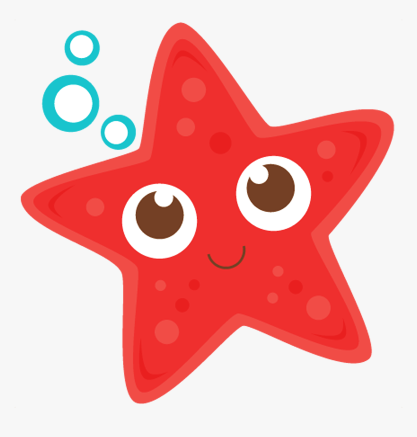 Collection Of Under - Cute Starfish Clipart, HD Png Download, Free Download