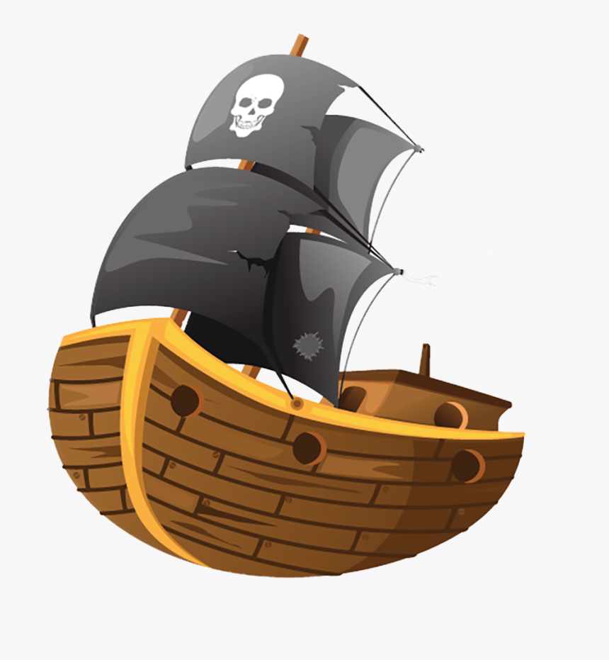 Pirate Ship Png - Piratenschip Png, Transparent Png, Free Download