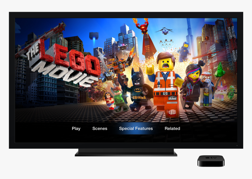 Apple Tv - Lego Movie - Itunes Extras - Itunes Extras, HD Png Download, Free Download