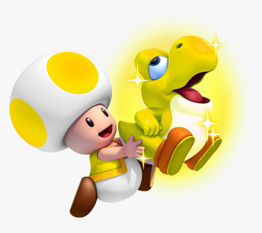New Super Mario Bros - New Super Mario Bros U Deluxe Baby Yoshi, HD Png Download, Free Download